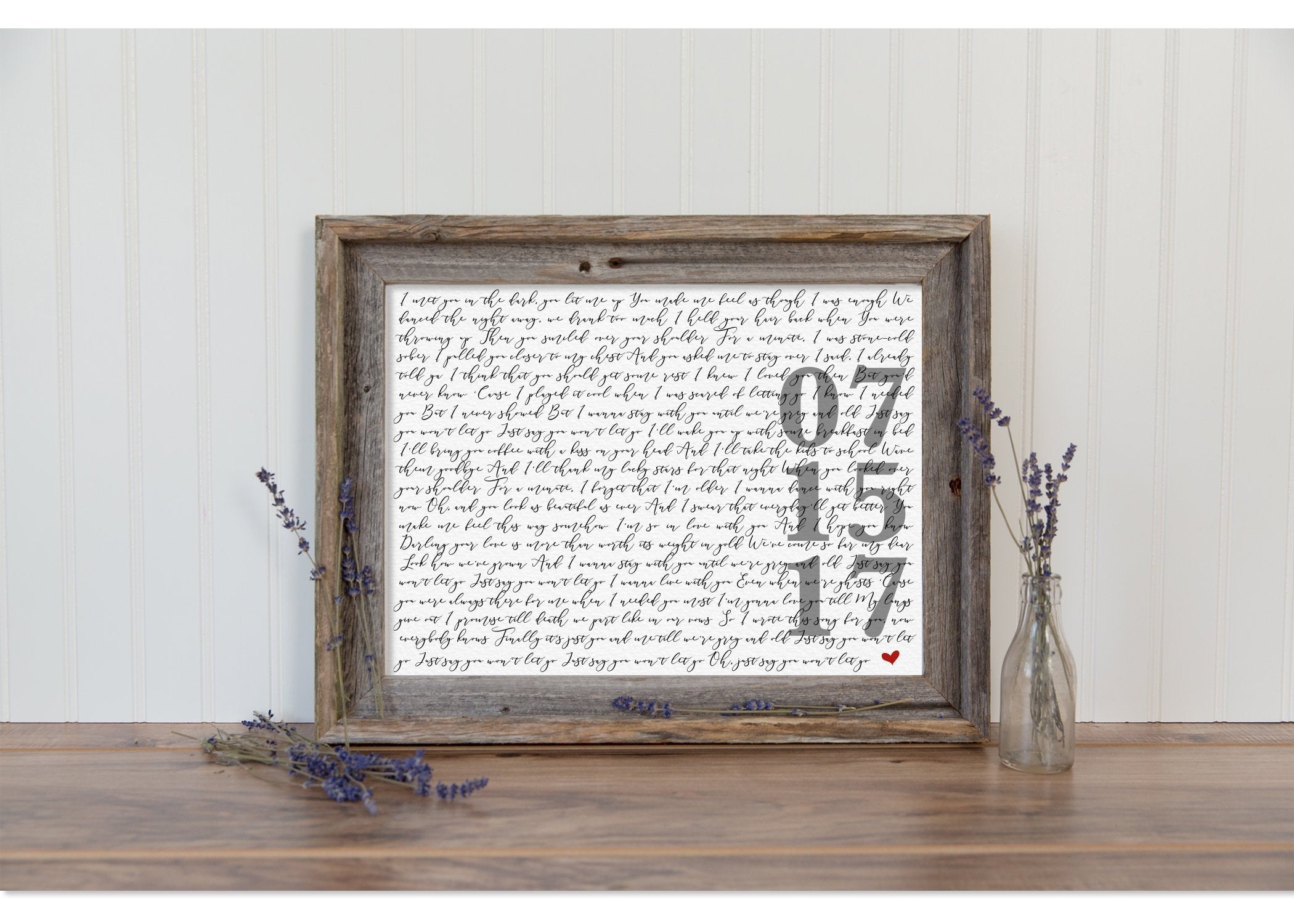 Personalised 1st First Wedding Anniversary Gifts Husband Wife Paper  Anniversary | eBay