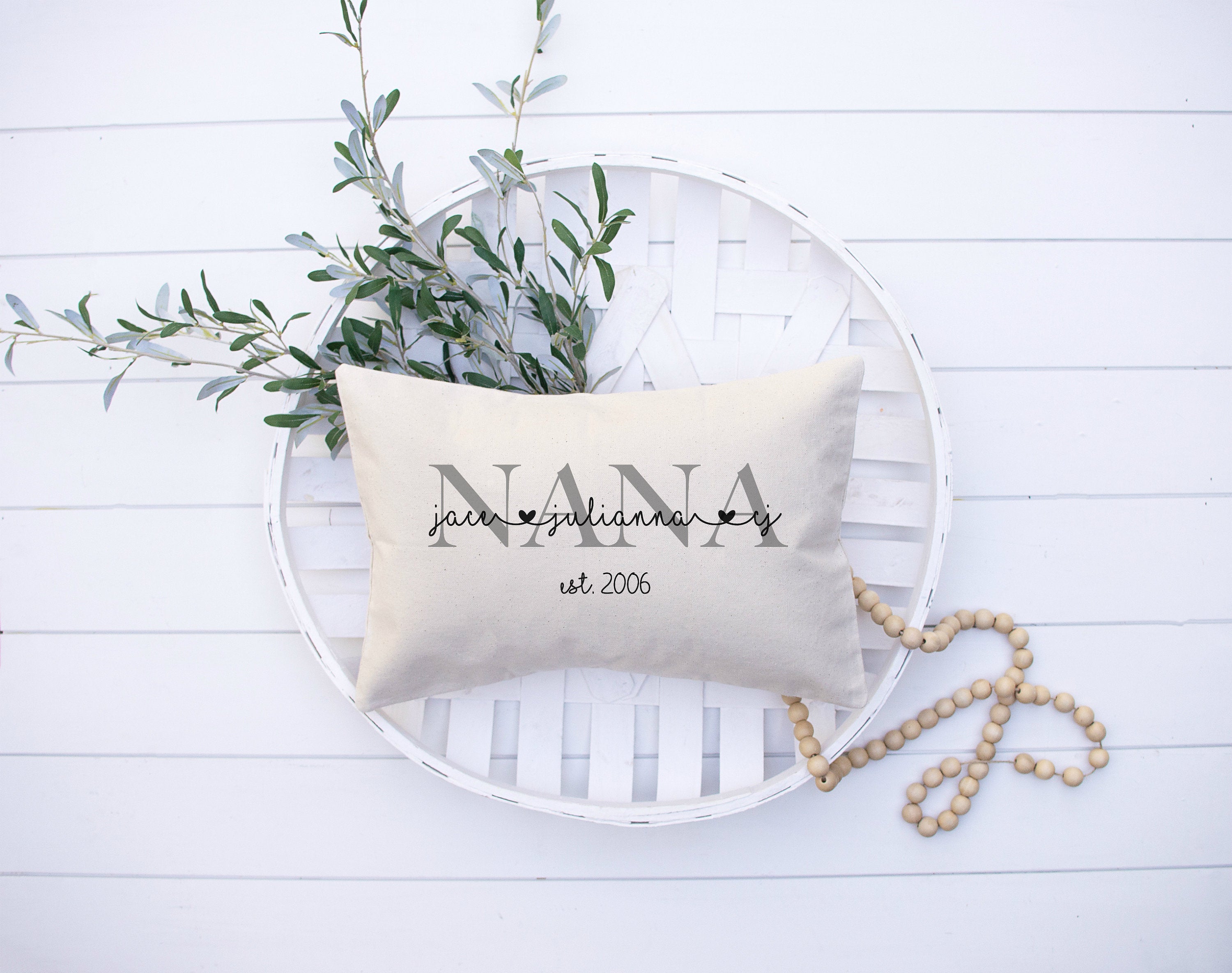 Unique Gifts for Mom, Mom Pillow, Gift for Mom, Grandparent Gift, New Parents Pillow